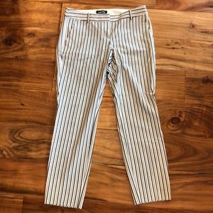 Express brand columnist ankle low rise pants